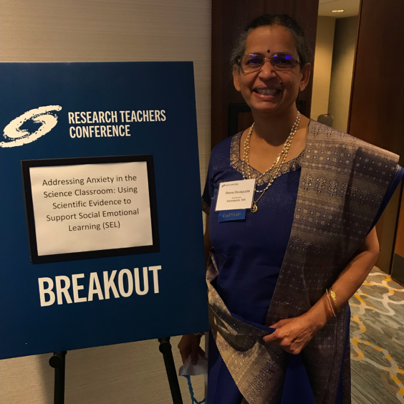 Rama Devagupta at the Research Teachers Conference