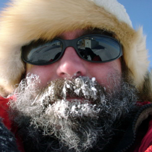 Richard Jones outside in snow