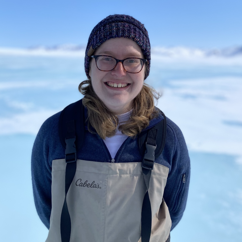 Tori Hebert outdoors in snow