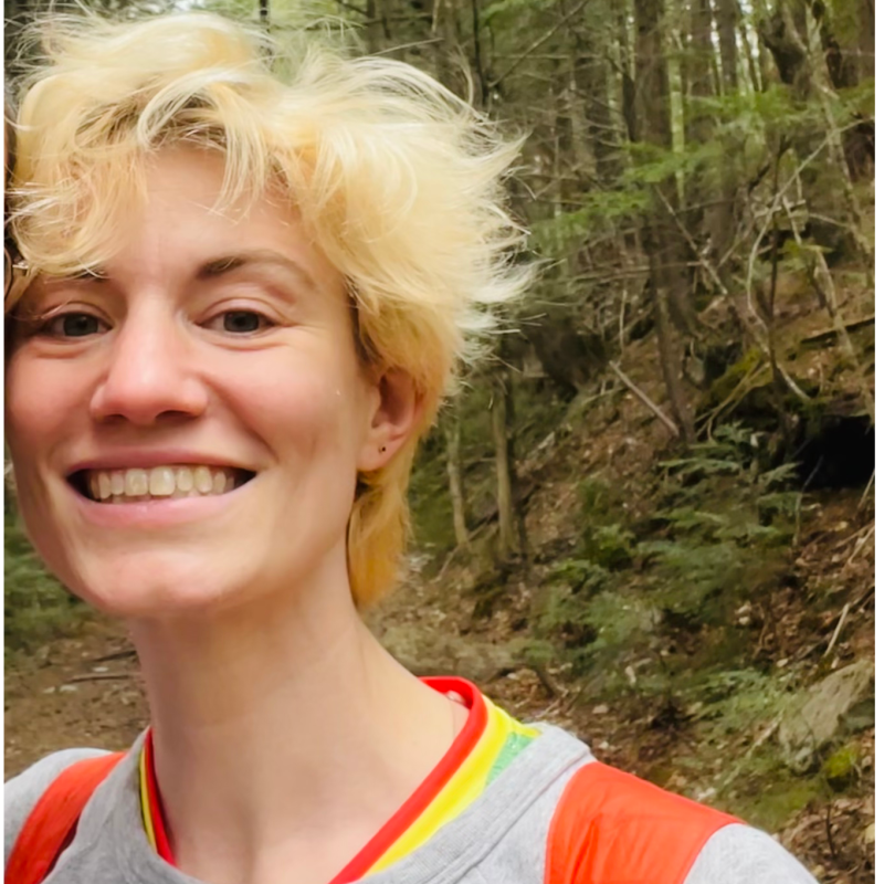 close up of Madeline in nature