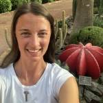 Taylor with cacti in the background