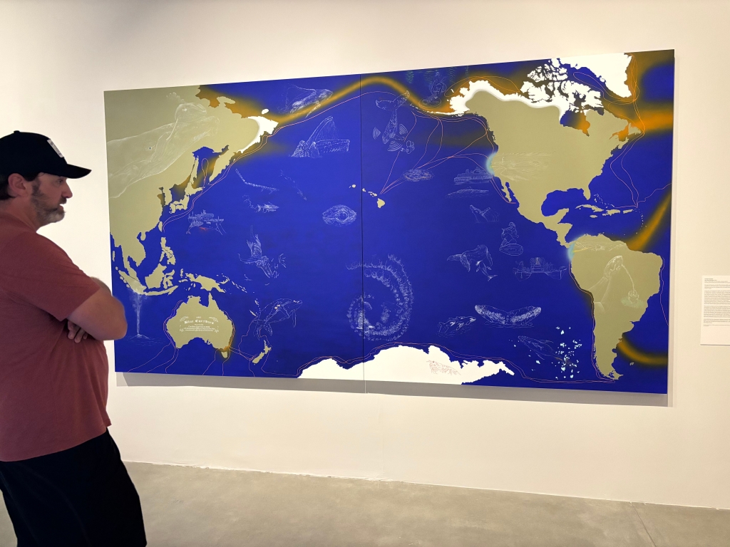 A man looking at a map