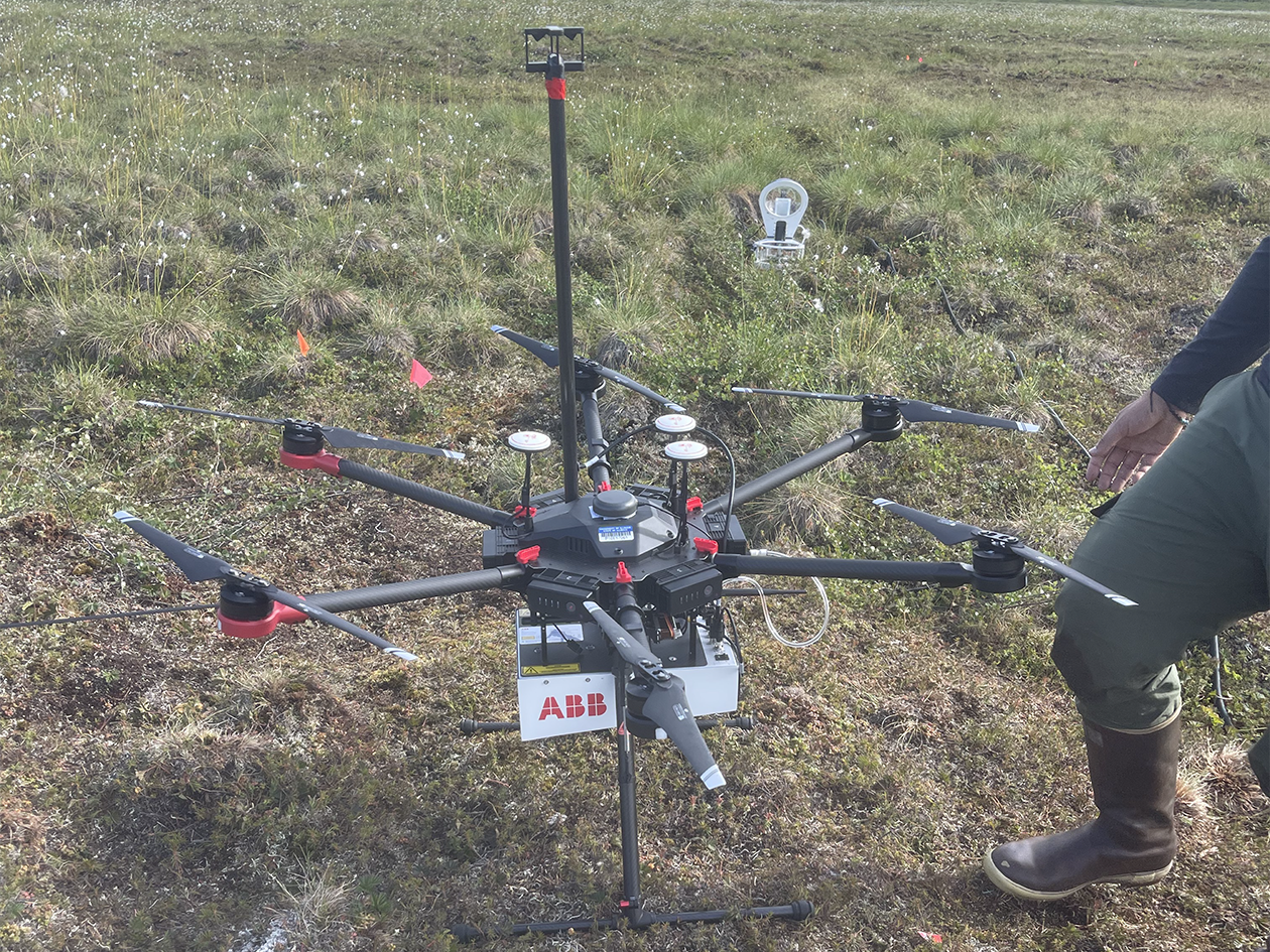 A piece of equipment in the field