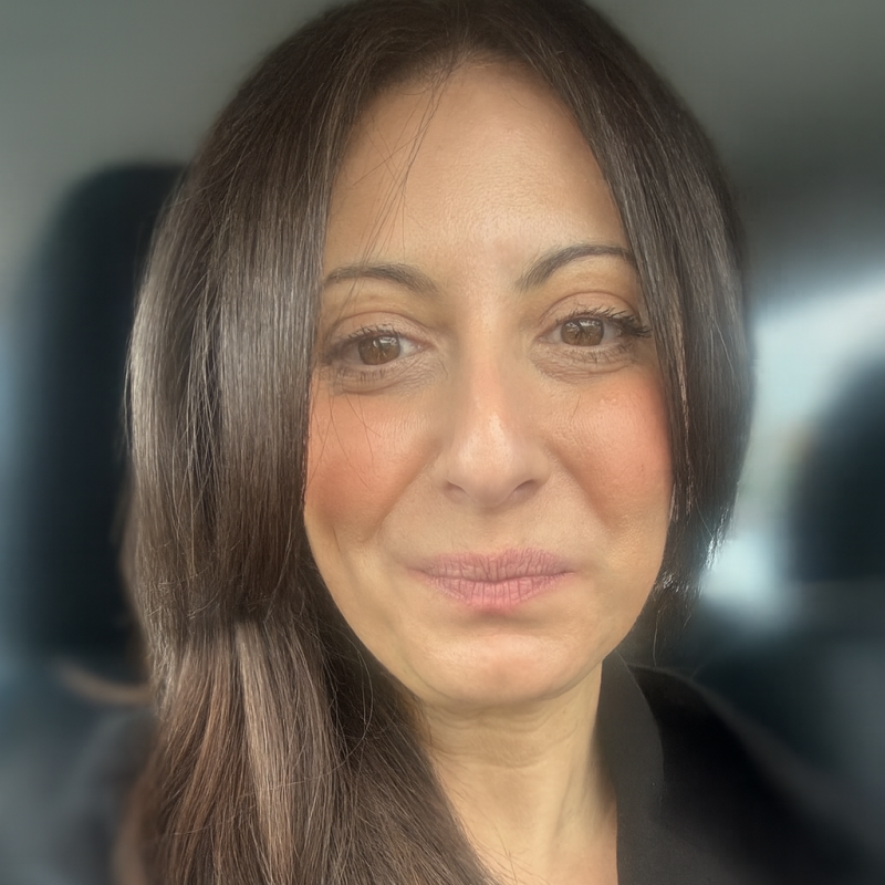 Close up of Lauren smiling